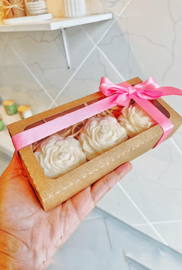 Kit 3 Mini Velas Peônias thumbnail 2