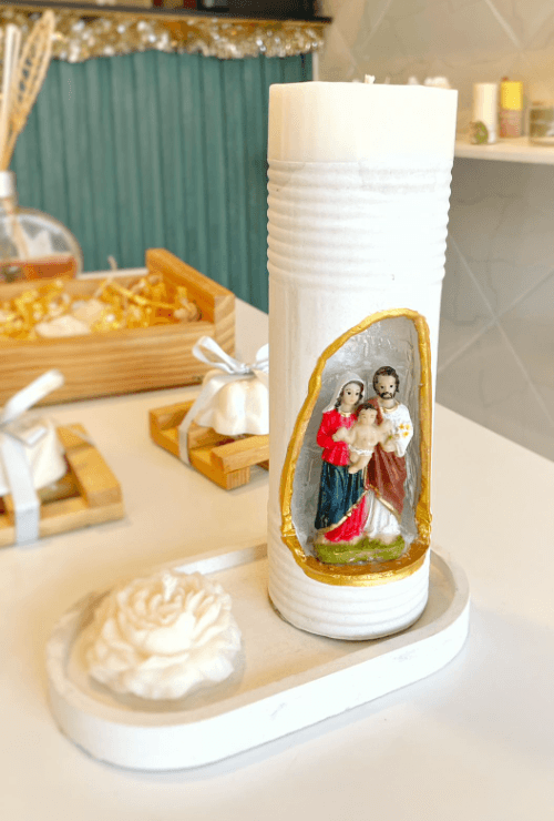 Kit Oratório Peônia com Bandeja